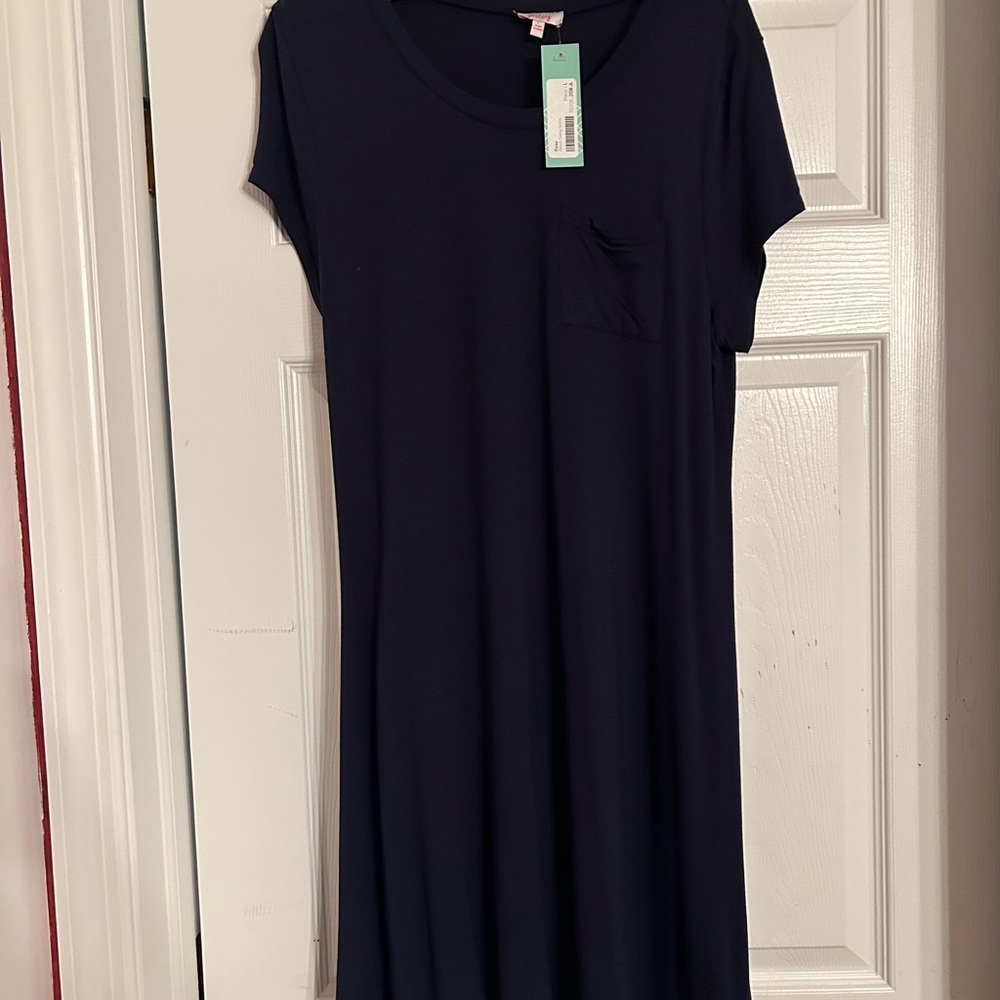 Navy Blue T-Shirt Dress by Pixley New with Tags (NWT)